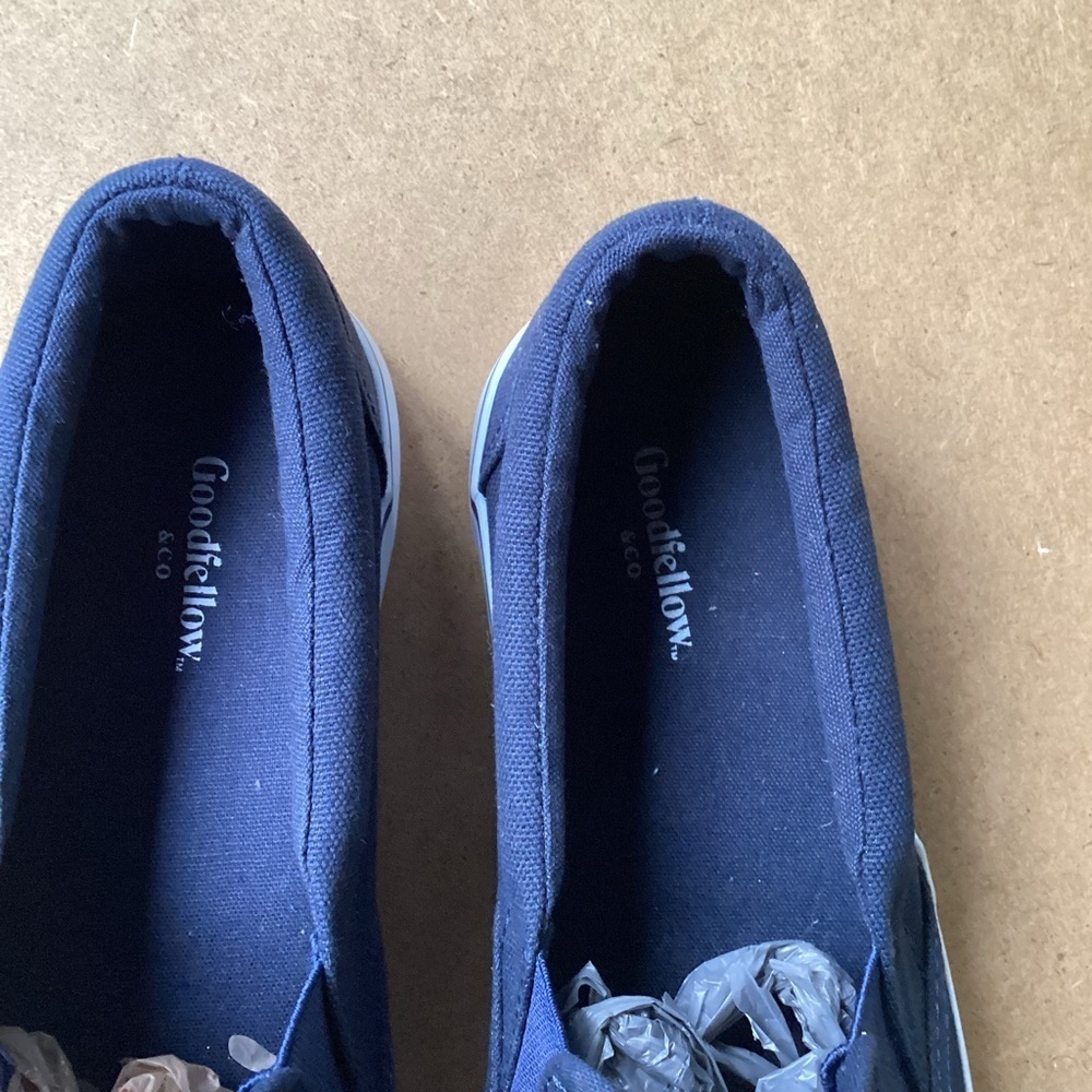 Goodfellow blue slip on business casual loafers, size 8 - Picture 2 of 8